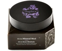 Saphira Divine Mineral Mud intensyviai drėkinanti kaukė-mineralinis purvas besipučiantiems plaukams, 90 ml