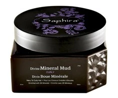 Saphira Divine Mineral Mud kaukė-mineralinis purvas plaukams, intensyviai drėkinantis, besipučiantiems plaukams, 250 ml