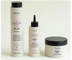 Kaukė plaukams ir galvos odai Lakme Teknia Relief Mask, drėkinanti, raminanti galvos odą, 250 ml