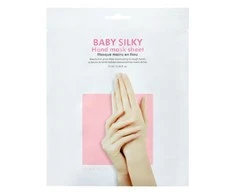 Kaukė rankoms Holika Holika Baby Silky Hand Mask Sheet, prisotinta taukmedžio sviestu, 15 ml