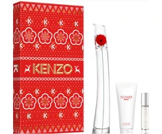 Kenzo Flower By Kenzo rinkinys moterims (EDP, 100 ml + EDP, 10 ml + kūno losjonas, 75 ml)