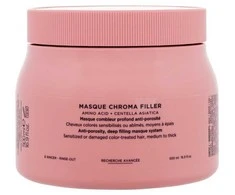 Kérastase Chroma Absolu Masque Chroma Filler giliai užpildanti kaukė nuo porėtumo dažytiems plaukams, 500 ml