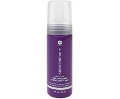 Keratherapy Keratin Infused maitininantis Styling Foam apimties suteikiančios plaukų formavimo putos, 178 ml