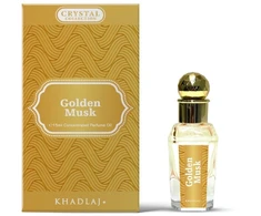 Khadlaj Golden Musk - koncentrovaný parfémovaný olej, 15 ml