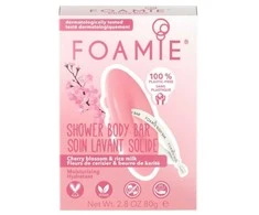 Kietasis kūno prausiklis Foamie Body Bar Cherry Kiss, su vyšniomis ir ryžių pienu