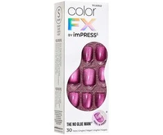 KISS klijuojami nagų lakai ImPRESS Color FX - lygiai 30 vnt.