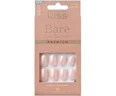 KISS Lipni nagai Bare-But-Better Premium Nails - Mocha 30 vnt