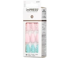 KISS Lipnūs nagai imPRESS Nails Dew Drop 30 vnt.