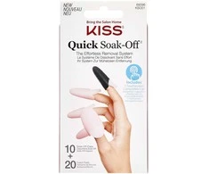 KISS QUICK SOAK - OFF rinkinys gelio nagų lakui nuimti