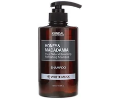 Kundal Honey &amp; Macadamia Baltas Musk Natural Moisturizing Šampūnas plaukų šampūnas 500 ml