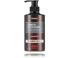 Kundal Honey &amp; Macadamia Nature Šampūnas Amber Vanilla šampūnas visų tipų plaukams, 500 ml
