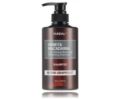 Kundal Natural Moisturizing Šampūnas Honey &amp; Macadamia Rožinė Grapefruit plaukų šampūnas, 500 ml