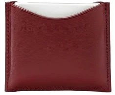 La Bouche Rouge Chocolate Leather Compact Case