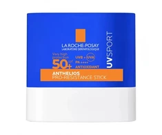 La Roche-Posay LRP Anthelios UVSPORT Pro-Resistance Stick SPF 50+ vandeniui ir prakaitui atsparus veido pieštukas, 10 ml