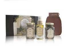 La Sultane de Saba Hamam Rituals Neutral Body care set kūno priežiūros rinkinys: juodas muilas, grožio aliejus, rassoul