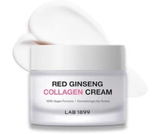 Lab 1899 Raudona Ginseng Collagen Improves skin elasticity Kreminis For Face, 50 ml