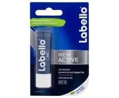 Labello Men Active 24h Moisture Lūpų balzamas Lūpų balzamas vyrams, 4,8 g