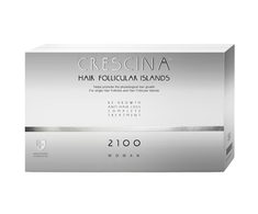Labo Crescina Follicular Islands 2100 For Growth Stimulation Ampoules Treatment Serum For Scalp For Women 10 +10 vnt.