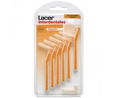 "Lacer" tarpdančių šepetėlis "Lacer Oranžinis Extrathin Soft" 0,5 mm