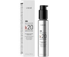 Lakmé K2.0 Recover Hyaluronic Treatment Damaged Hair plaukų priežiūros priemonė, 100 ml (Pažeista pakuotė)