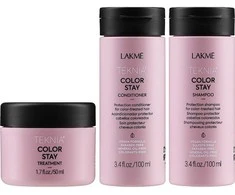 Lakme Teknia Color Stay Travel Pack: Šampūnas, 100 ml, Conditioner, 100 ml, Treatment, 50 ml