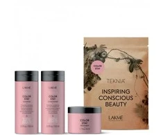 Lakme Teknia Color Stay Travel Pack: Šampūnas, 100 ml, Conditioner, 100 ml, Treatment, 50 ml