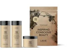 Lakme Teknia travel pack Deep Care: Šampūnas, 100 ml, Conditioner, 100 ml, Treatment, 50 ml