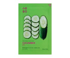 Holika Holika Pure Essence Mask Sheet - Cucumber lakštinė veido kaukė su agurkų ekstraktu, 20 ml