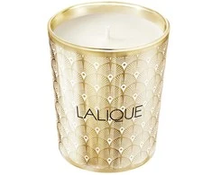 Lalique Noir Premier - Plume Blanche 1901 Floral Woody Musk Scented Candle, 190 g