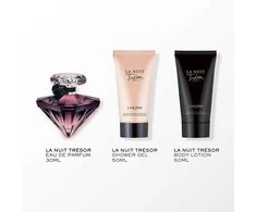 Lancome La Nuit Tresor Giftset rinkinys moterims (EDP, 30 ml + dušo želė, 50 ml + kūno losjonas, 50 ml)