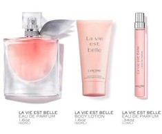 Lancome La Vie Est Belle Giftset rinkinys moterims (EDP, 50 ml + EDP, 10 ml + kūno losjonas, 50 ml)