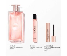 Lancôme Idole Mothers Day Giftset rinkinys moterims (EDP, 50 ml + EDP, 10 ml + Lash Idôle Flutter Extension Blakstienų tušas blakstienų tušas, atspalvis: 01 True Juodas, 2 ml)