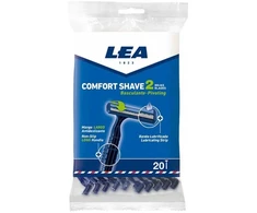 "Lea" scustuvas "Comfort Shave-2" 20vnt