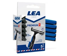 "Lea Premium" 2 ašmenys Vienkartiniai peiliukai 5 vienetai
