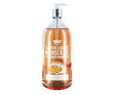 Les Petites Bains de Provence Marseille Oranžinis Blassom Liquid Soap For Hands &amp; Body, 1000 ml