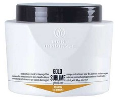 „Light Irridiance Gold Sublime“ keratino kaukė, 500 ml