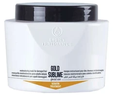 „Light Irridiance Gold Sublime“ keratino kaukė, 500 ml