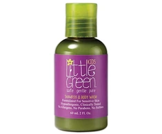 Little Green Little Žalias Little Žalias Kids Šampūnas &amp; Kūno prausiklis plaukų šampūnas ir kūno prausiklis vaikams, 60 ml