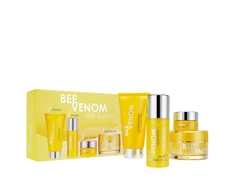 Little Luxuries Kit Set Rodial: Bee Venom Anti-Aging Daily Kreminis For Face, 15 ml + Bee Venom Eliminates Impurities Cleansing Balm For Face, 20 ml + Bee Venom Anti-Wrinkle Paakių kremas, 5 ml + Bee Venom Anti-Aging Serum Face, 10 ml