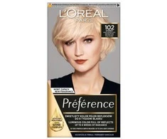 L'Oreal Paris Preference 102 Very Light Pearl Skirtas šviesiems plaukams