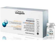 L'oreal Professionnel Aminexil Advanced Ampollas Enriquecidas Con Activos Dermatológicos Para Cabello 10 X, 6 ml