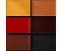 MAC Cosmetics Face (Pro Conceal and Correct Palette) 6 g, Tamsiai mėlyna