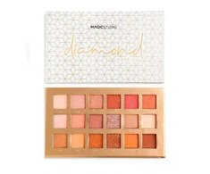 Magic Studio Powerful Cosmetics akių šešėlių paletė 18 spalvų Diamond