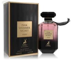 Maison Alhambra Rožinė Shimmer Secret Oud EDP parfumuotas vanduo moterims, 100 ml