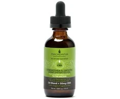 L'Oreal Macadamia Strengthen &amp; Smooth Concentrated Oil maitinamasis, drėkinamasis koncentruotas aliejus sausiems plaukams ir galvos odai su CBD aliejumi, 53 ml
