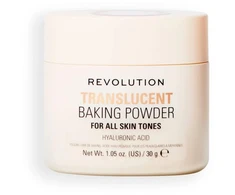 Makeup Revolution Baking Powder Loose Setting Powder Translucent, 30 g