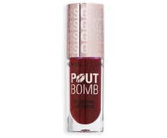 Makeup Revolution Plump &amp; Shine Plumping Lūpų blizgis Jelly Berry Mauve 4.6 ml