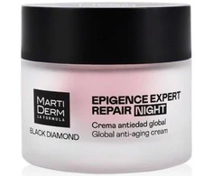 Martiderm Juodas DIAMOND Epigence Expert Night Repair Kreminis naktinis veido kremas, 50 ml