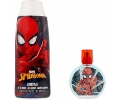 Marvel Air-Val Spider-Man rinkinys vaikams (kuprinė + EDT, 50 ml + dušo želė, 300 ml)