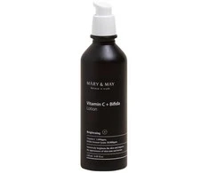 MARY &amp; MAY skaistinamasis odos losjonas su vitaminu C ir bifida (losjonas), 120 ml
